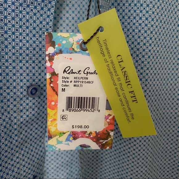 Host Pick🥳 Robert Graham NWT Dress Shirt - Picture 3 of 3